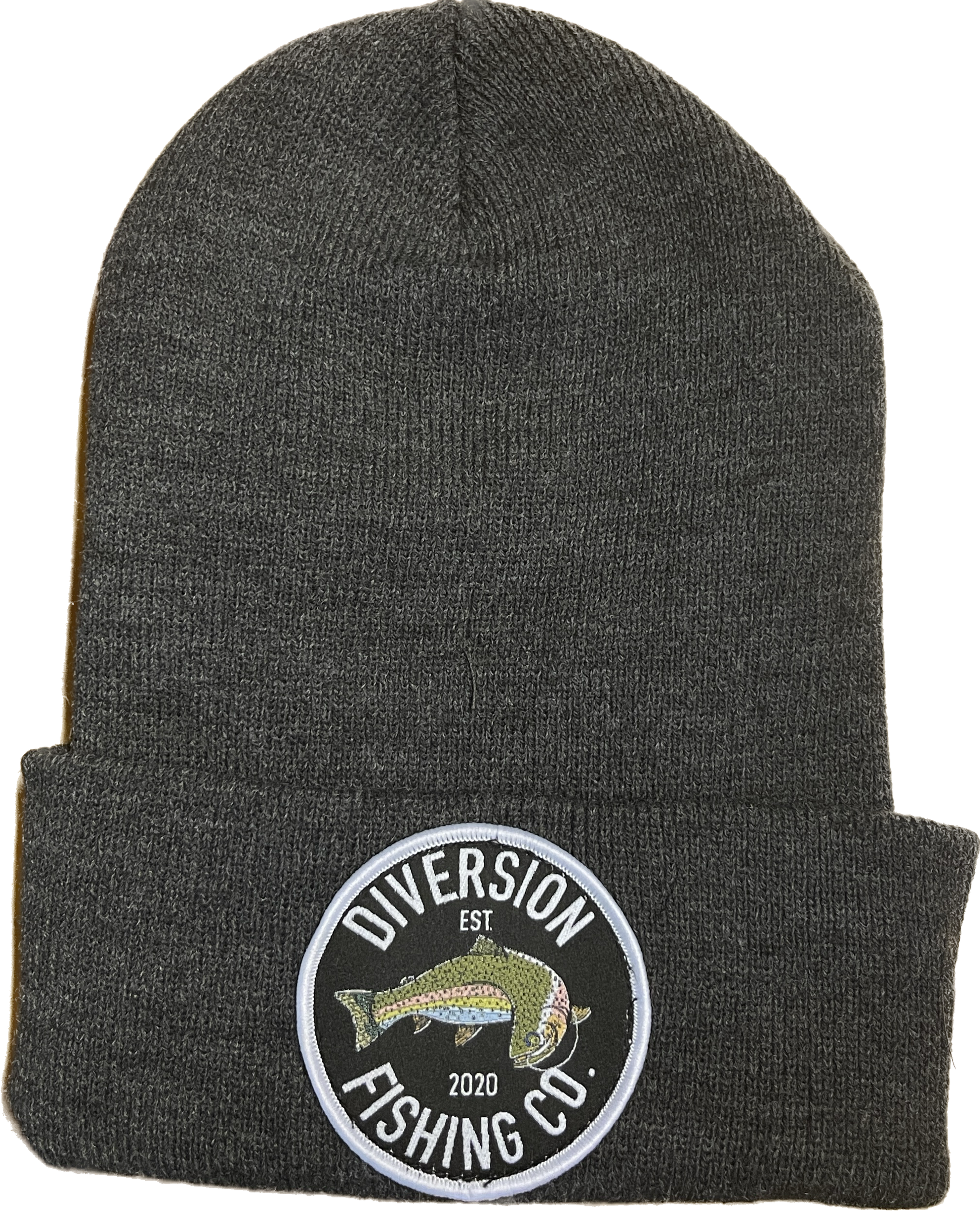 RAINBOW TROUT BEANIE-BLK, PNK, GRY, OLV