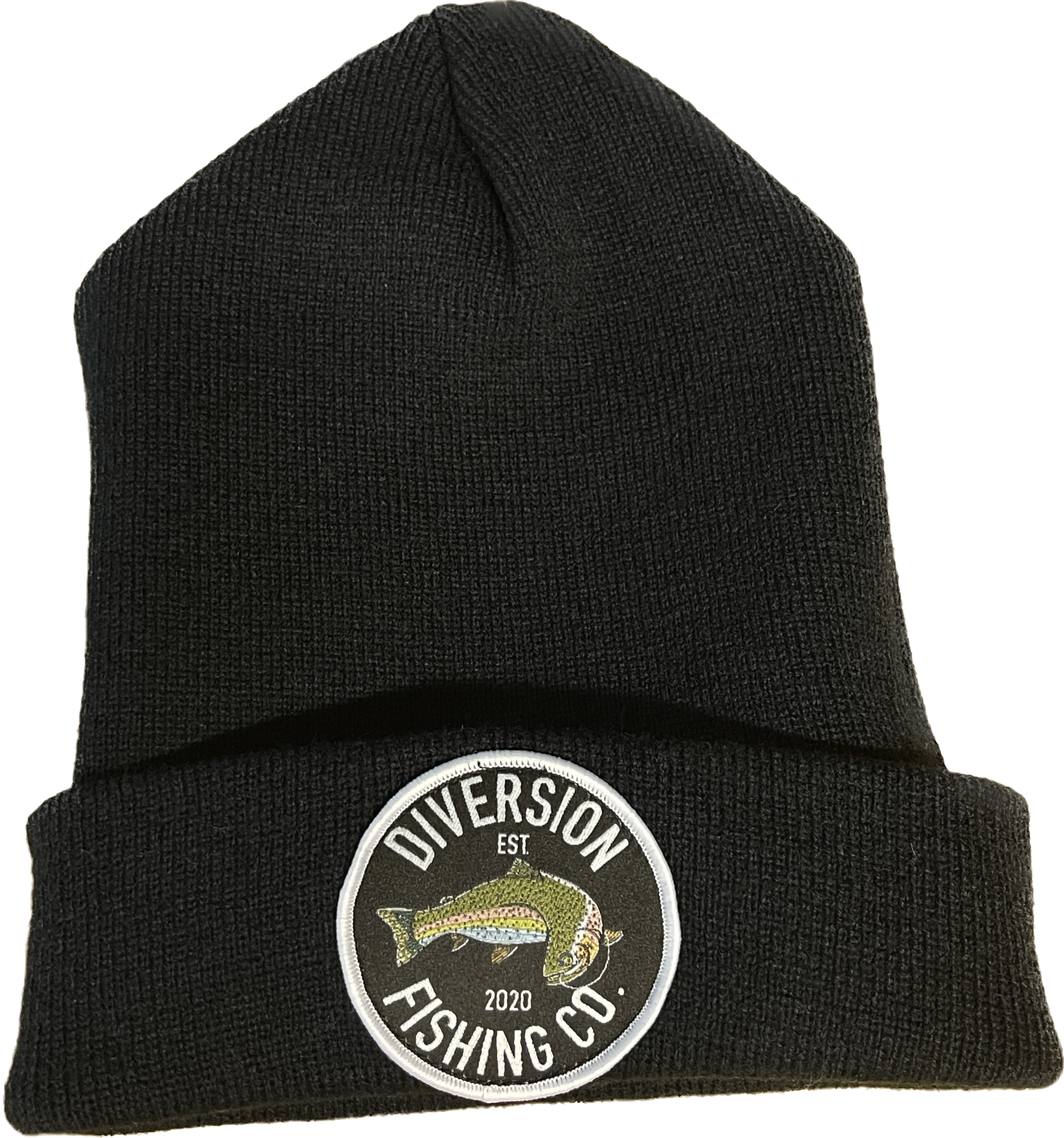 RAINBOW TROUT BEANIE-BLK, PNK, GRY, OLV – Diversion Fishing Co.