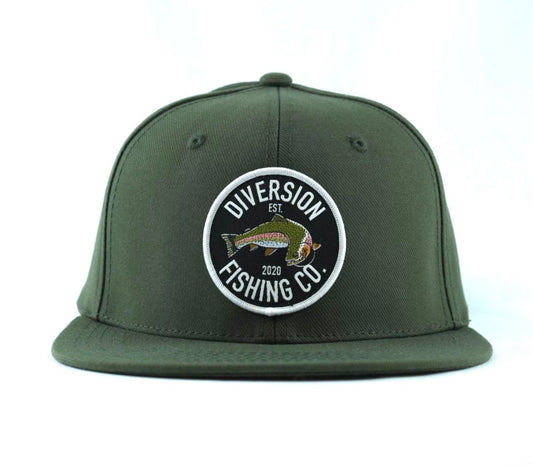 RAINBOW TROUT HAT-OLIVE