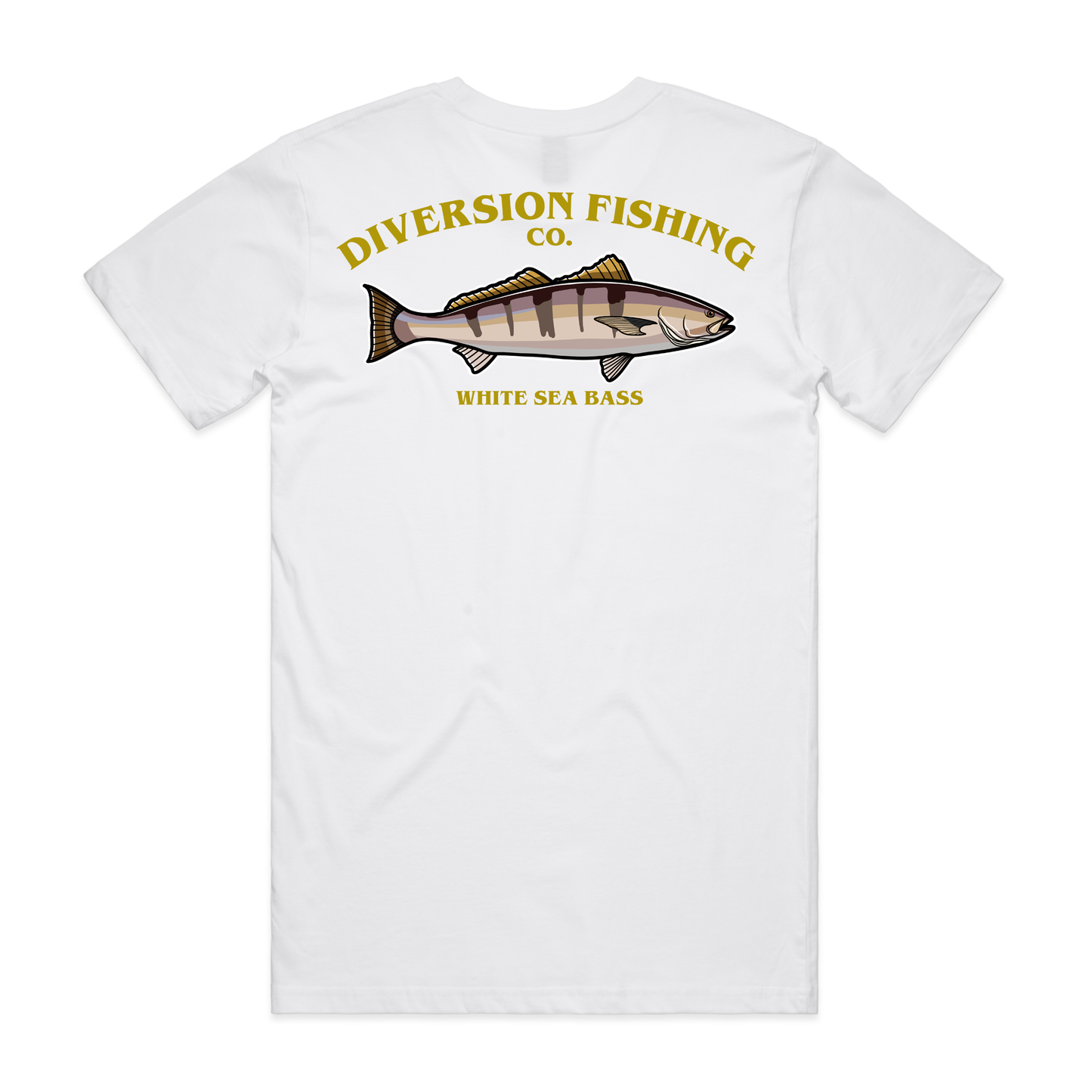 WHITE SEABASS TEE-WHITE