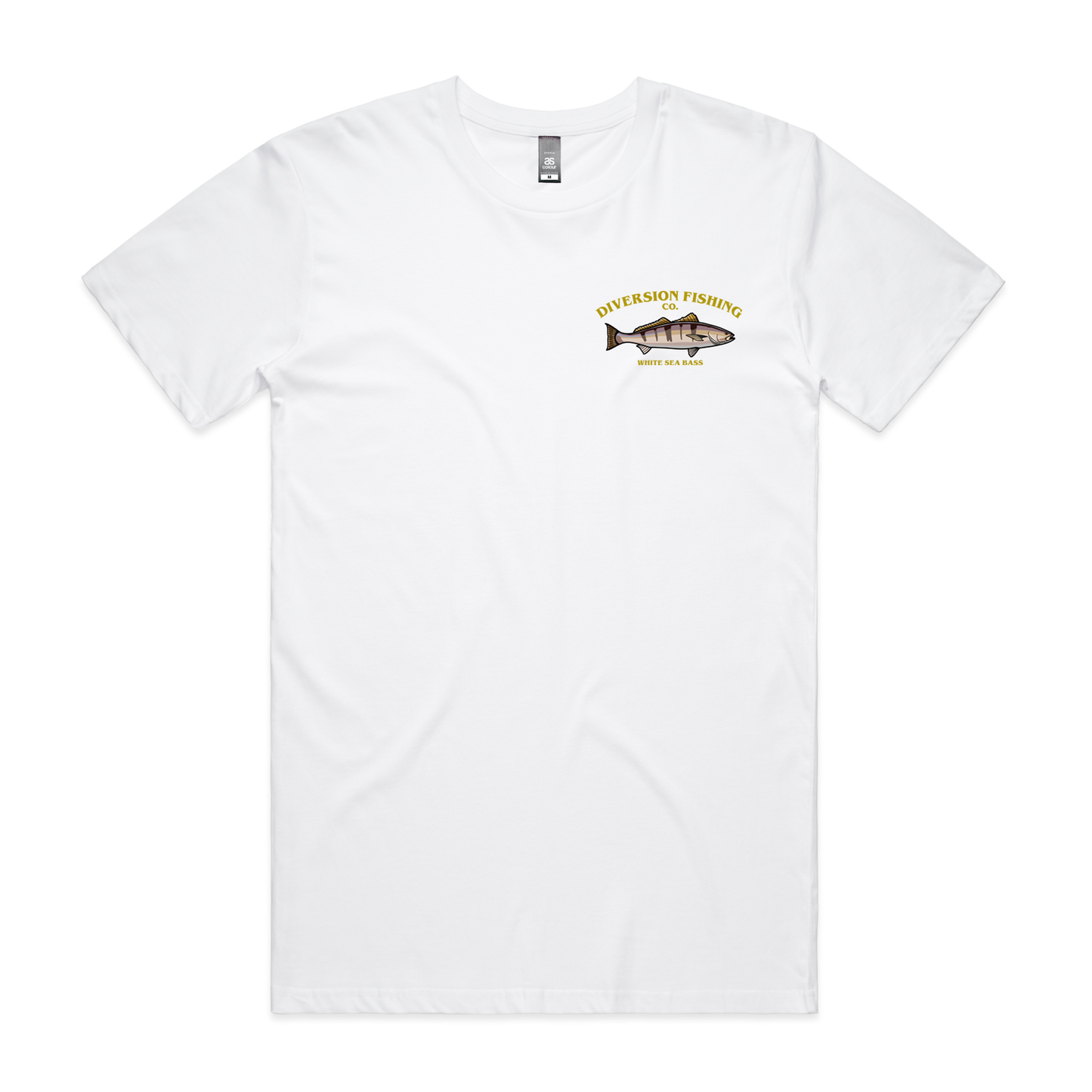 WHITE SEABASS TEE-WHITE